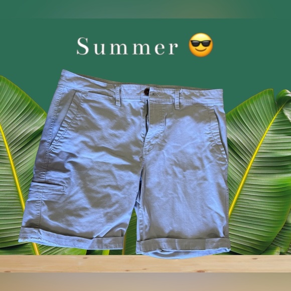 Original WEATHERPROOF VINTAGE Men's SHORTS 36 W Stretch Cargo Beige - Picture 2 of 15